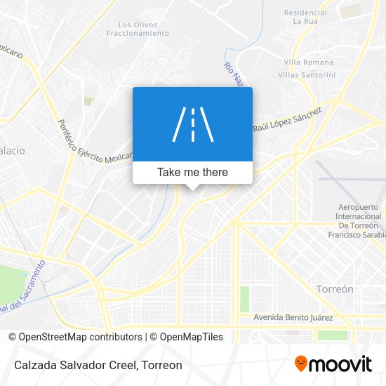 Mapa de Calzada Salvador Creel