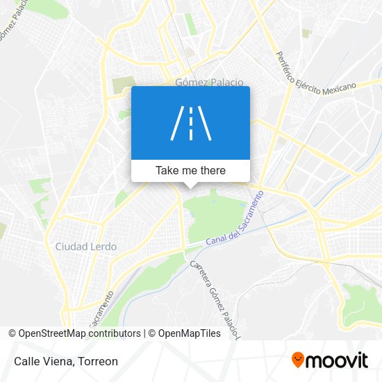 Mapa de Calle Viena