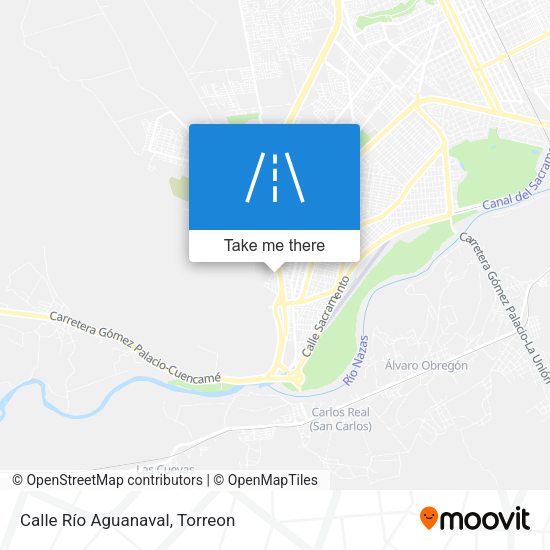 Mapa de Calle Río Aguanaval