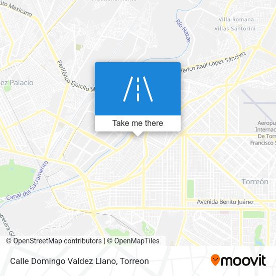 Calle Domingo Valdez Llano map
