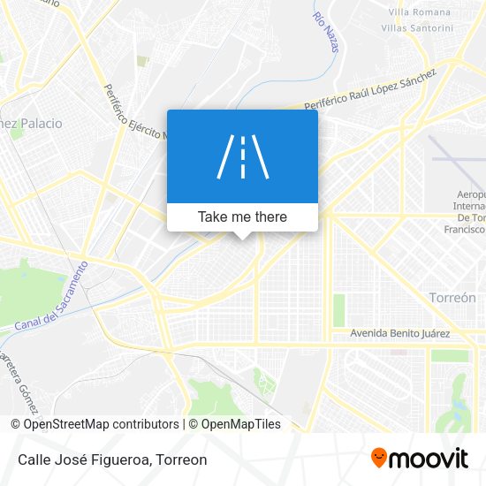 Mapa de Calle José Figueroa