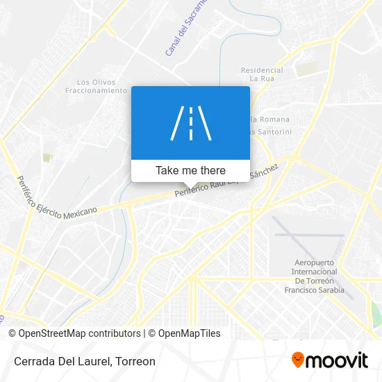 Cerrada Del Laurel map