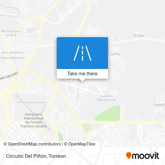 Circuito Del Piñón map