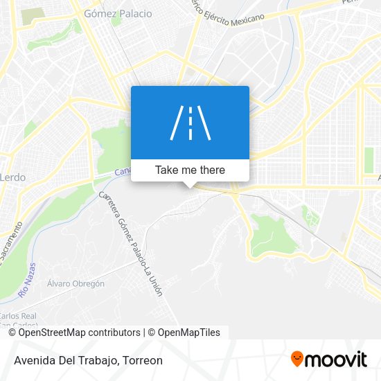 Mapa de Avenida Del Trabajo