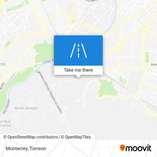 Monterrey map