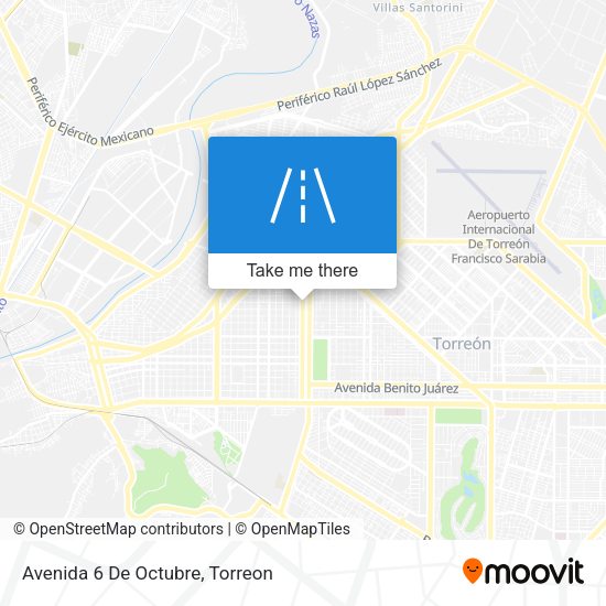 Mapa de Avenida 6 De Octubre