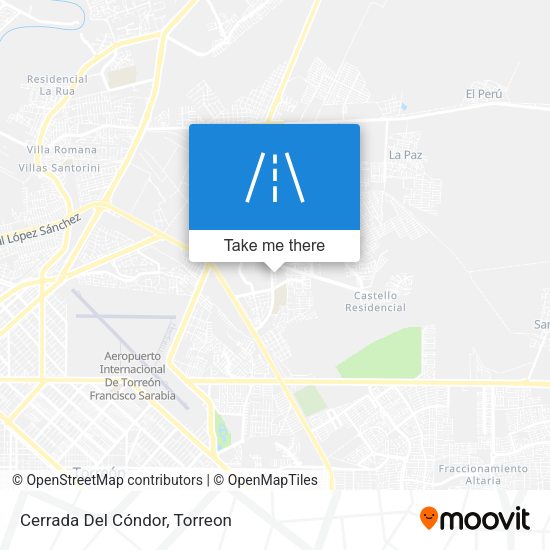 Mapa de Cerrada Del Cóndor