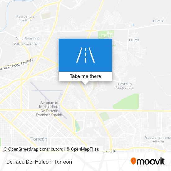 Cerrada Del Halcón map