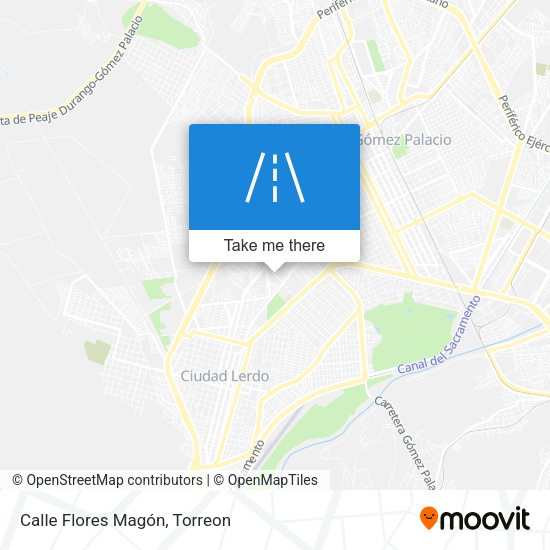 Calle Flores Magón map