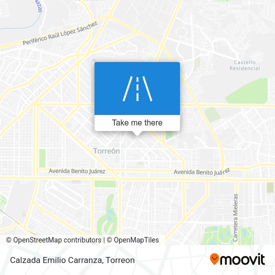 Calzada Emilio Carranza map