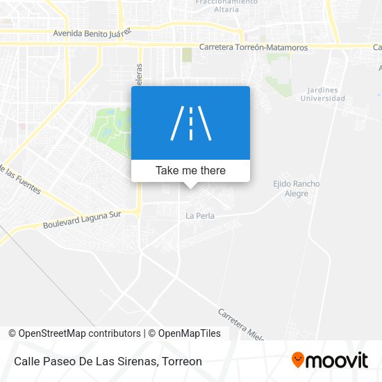 Mapa de Calle Paseo De Las Sirenas