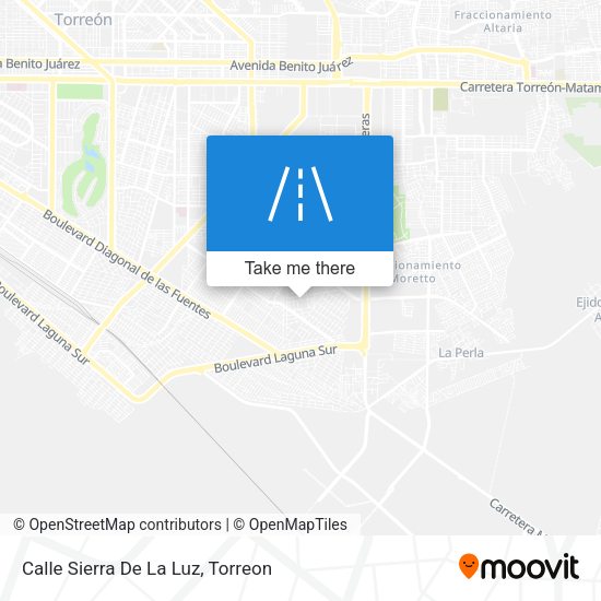 Calle Sierra De La Luz map