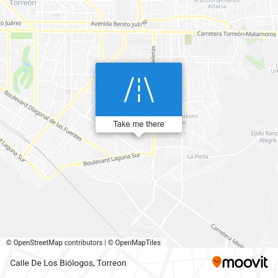 Calle De Los Biólogos map