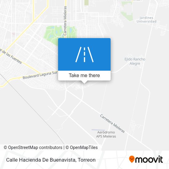 Calle Hacienda De Buenavista map