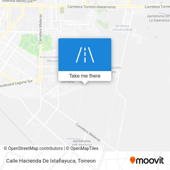 Mapa de Calle Hacienda De Ixtafiayuca