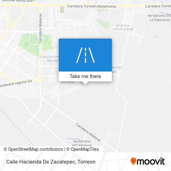 Calle Hacienda De Zacatepec map