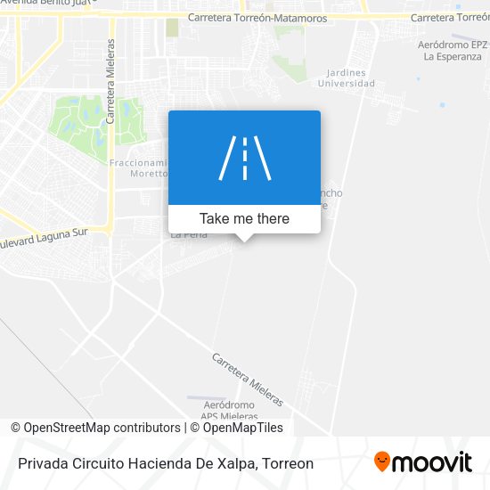 Privada Circuito Hacienda De Xalpa map