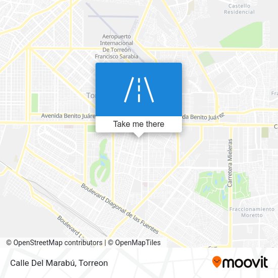 Calle Del Marabú map
