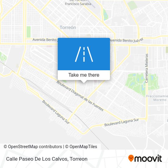 Calle Paseo De Los Calvos map