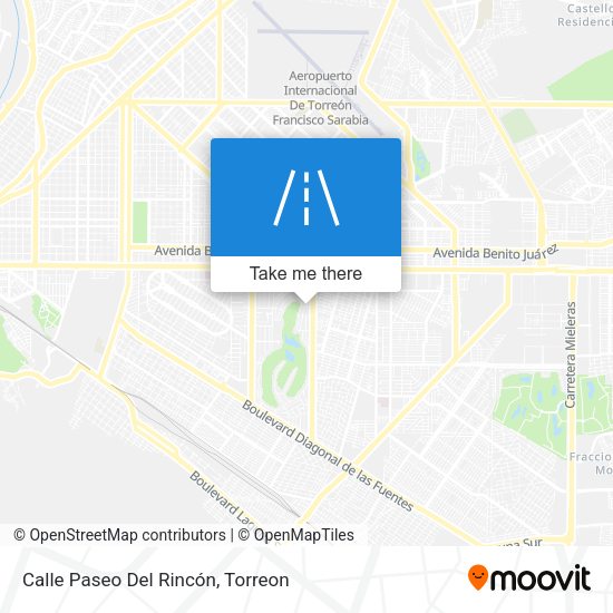 Calle Paseo Del Rincón map
