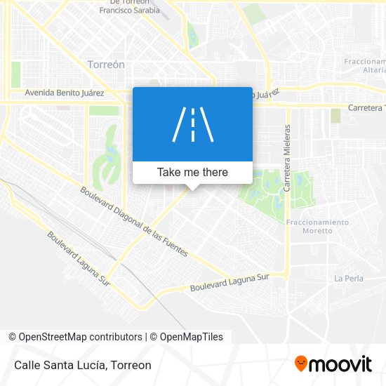 Calle Santa Lucía map