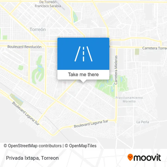 Privada Ixtapa map