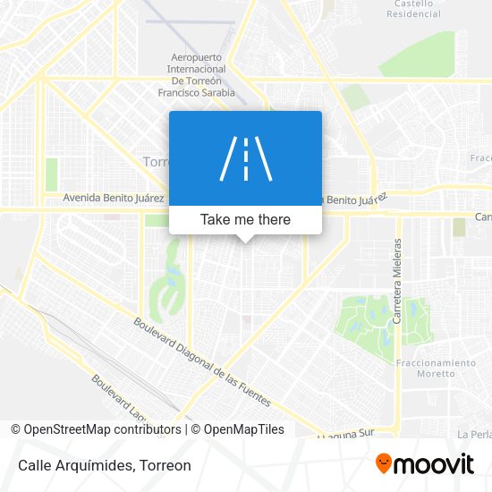 Mapa de Calle Arquímides