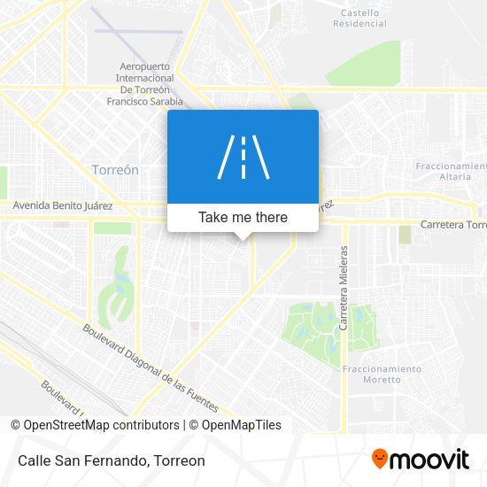 Mapa de Calle San Fernando