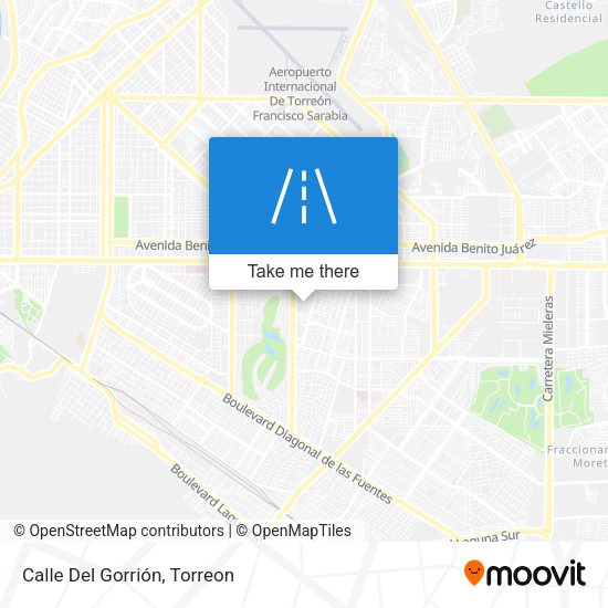 Mapa de Calle Del Gorrión