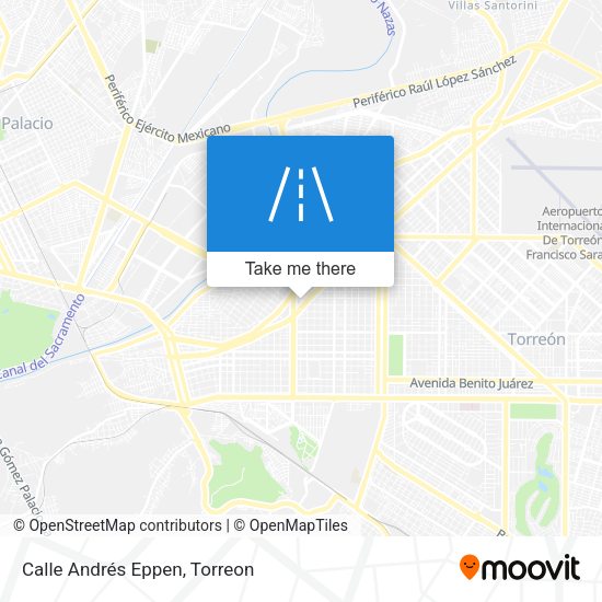 Calle Andrés Eppen map