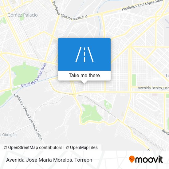 Mapa de Avenida José María Morelos