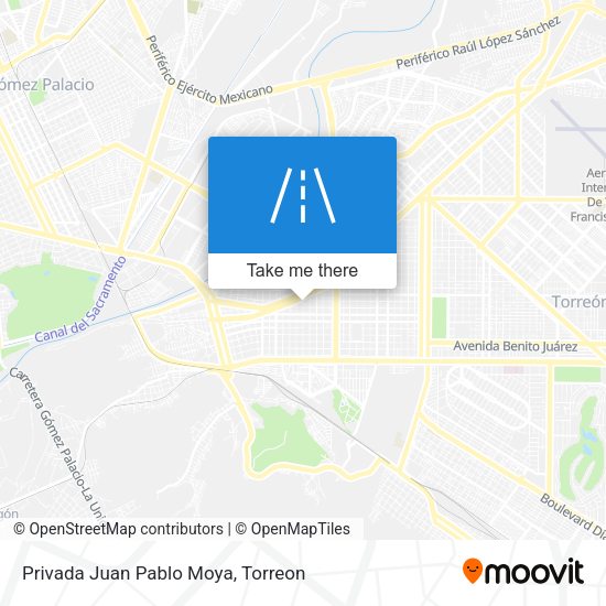 Privada Juan Pablo Moya map