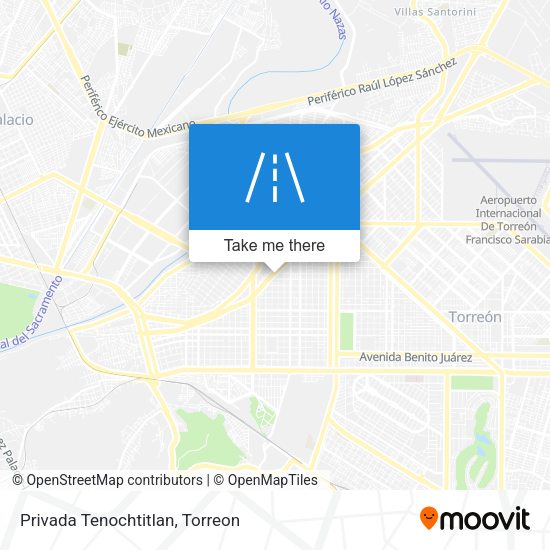 Mapa de Privada Tenochtitlan
