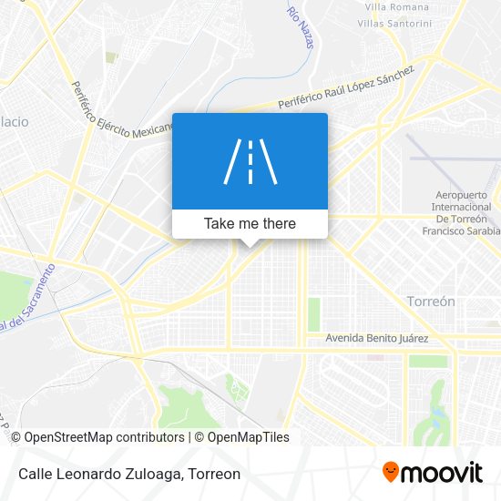 Mapa de Calle Leonardo Zuloaga
