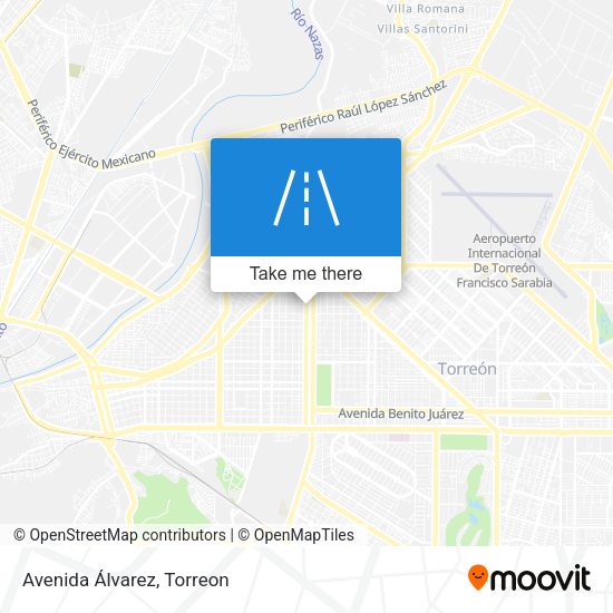 Avenida Álvarez map