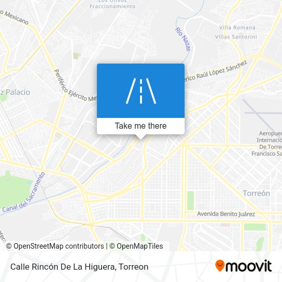 Mapa de Calle Rincón De La Higuera