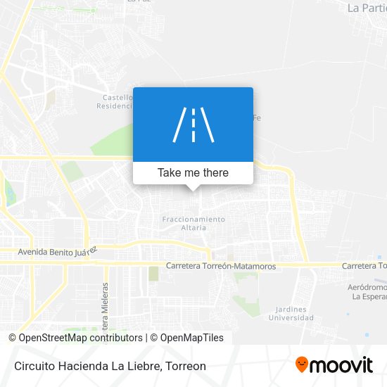 Mapa de Circuito Hacienda La Liebre