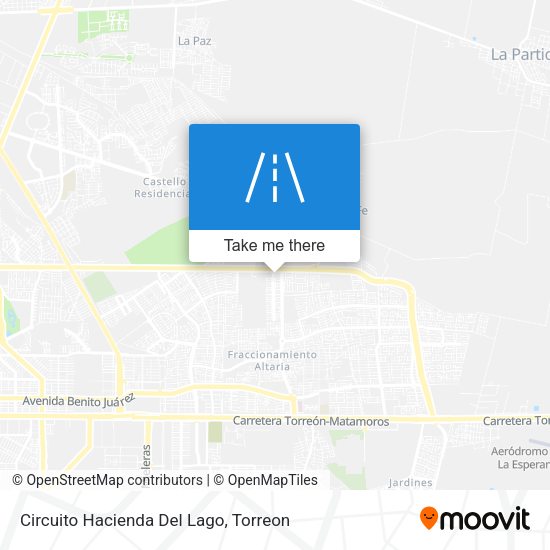 Circuito Hacienda Del Lago map