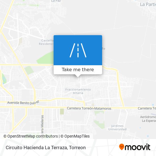 Mapa de Circuito Hacienda La Terraza