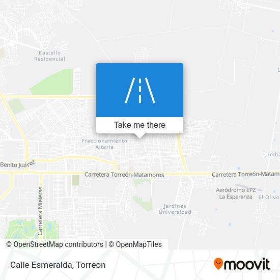 Mapa de Calle Esmeralda