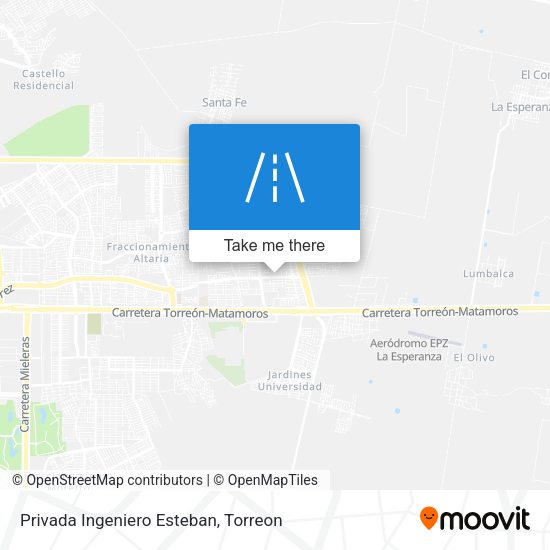 Privada Ingeniero Esteban map