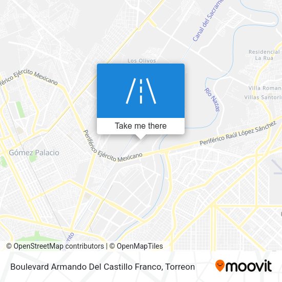 Boulevard Armando Del Castillo Franco map