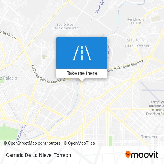 Mapa de Cerrada De La Nieve