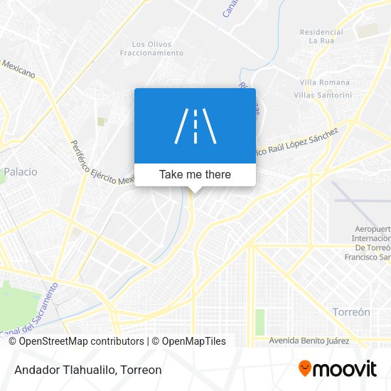 Mapa de Andador Tlahualilo