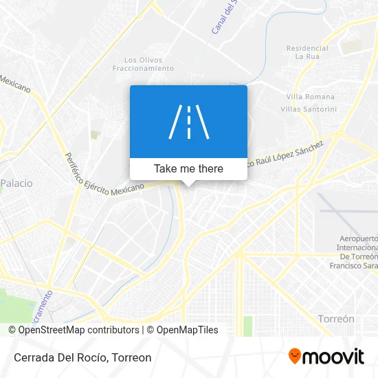 Cerrada Del Rocío map