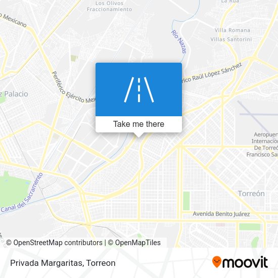 Mapa de Privada Margaritas