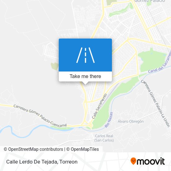 Mapa de Calle Lerdo De Tejada