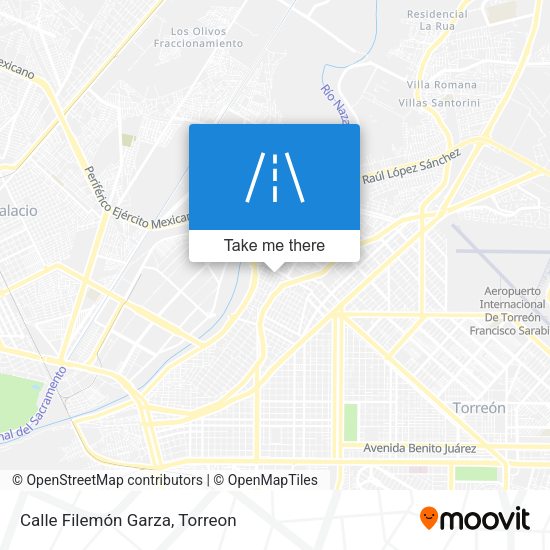 Calle Filemón Garza map