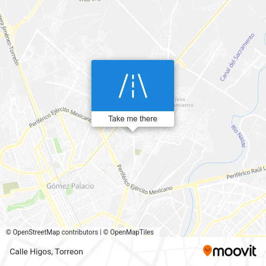 Calle Higos map