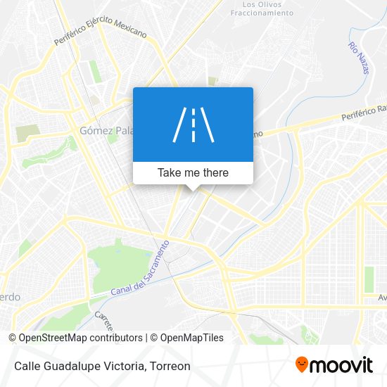 Calle Guadalupe Victoria map